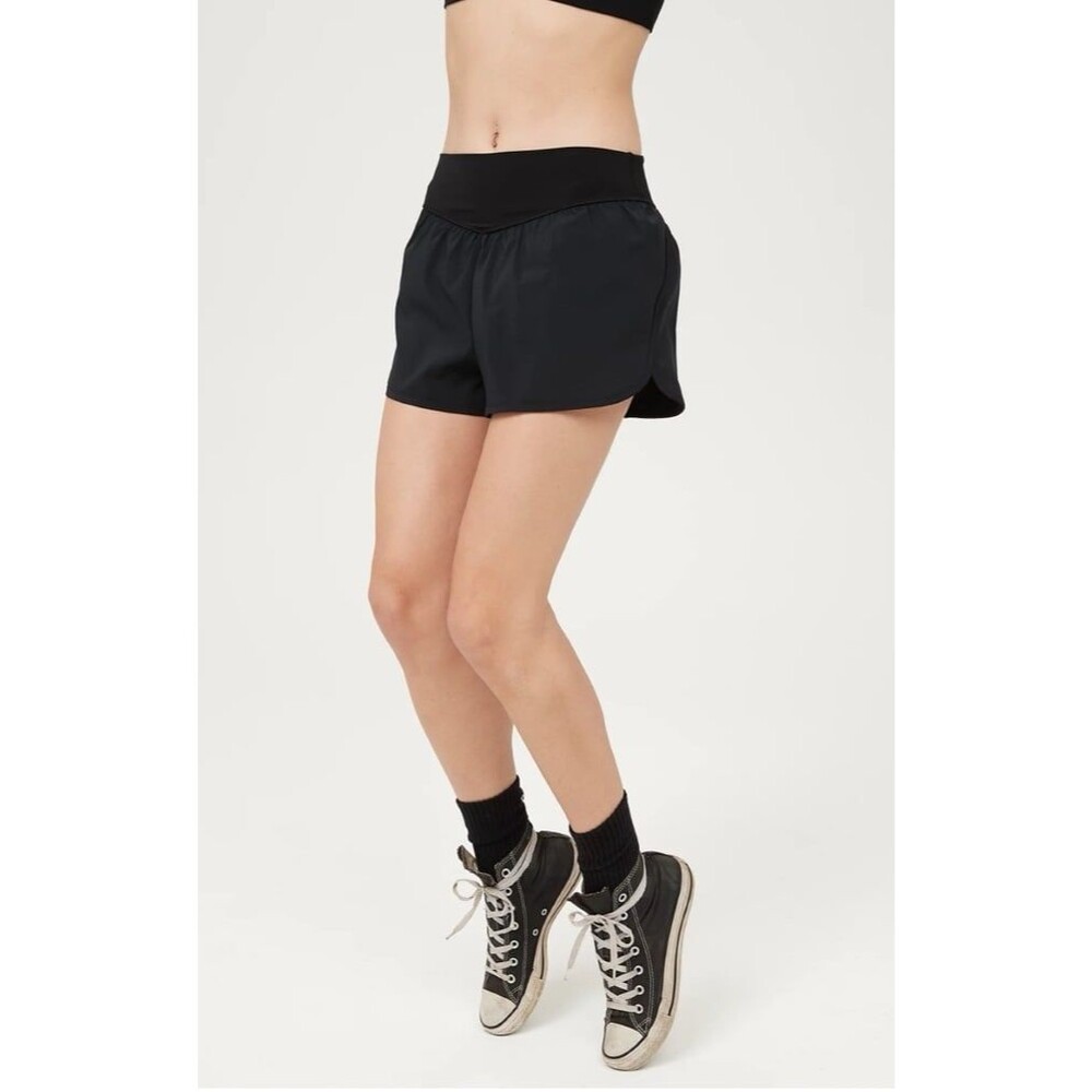 AERIE black nylon running short